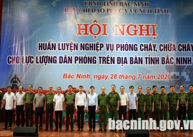 Huấn luyện nghiệp vụ phòng cháy chữa cháy cho lực lượng dân phòng