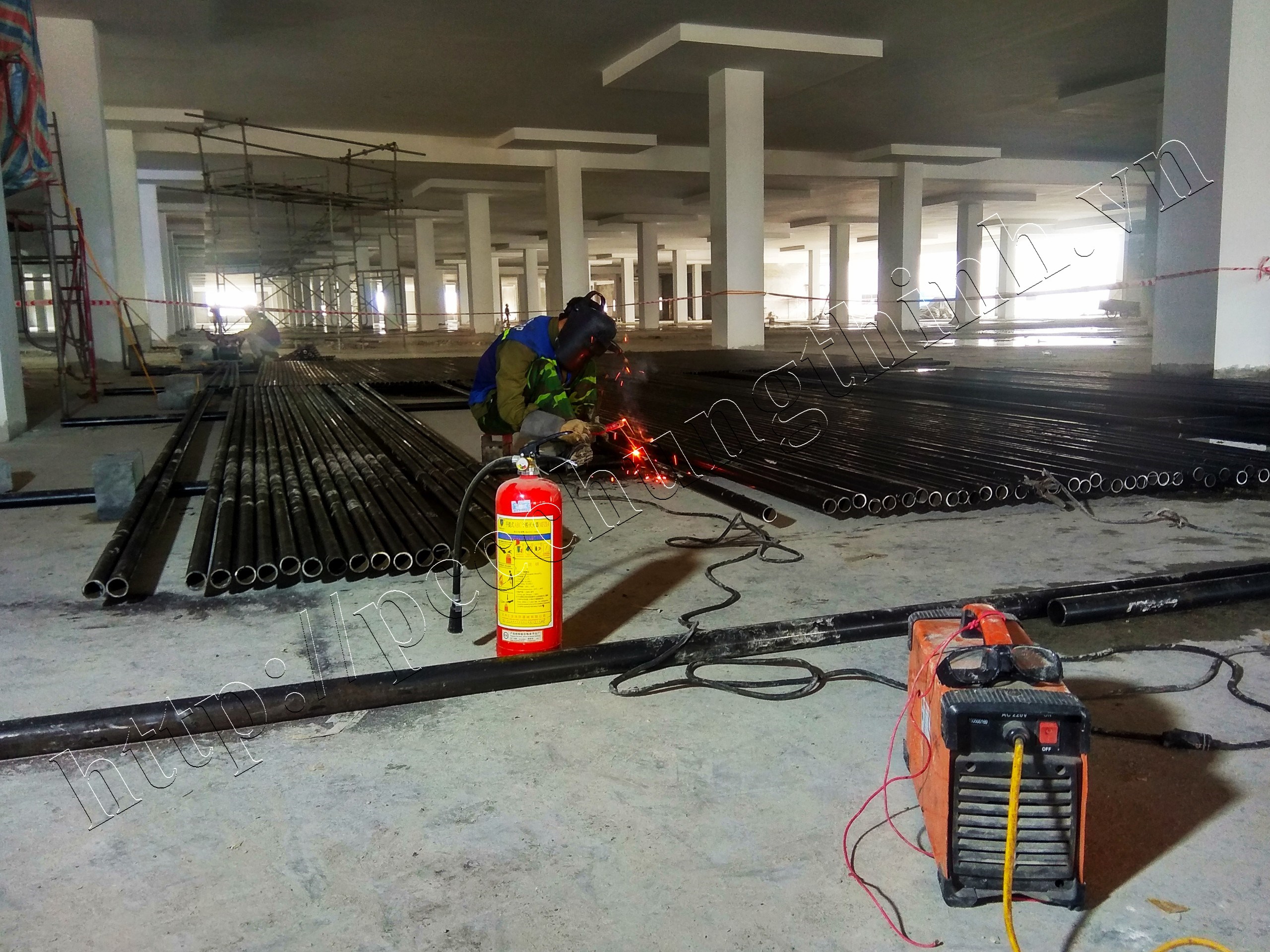 TRIỂN KHAI THI CÔNG LẮP ĐẶT HỆ THỐNG PCCC CÔNG TRÌNH RAMATEX NAM ĐỊNH - GĐ 2