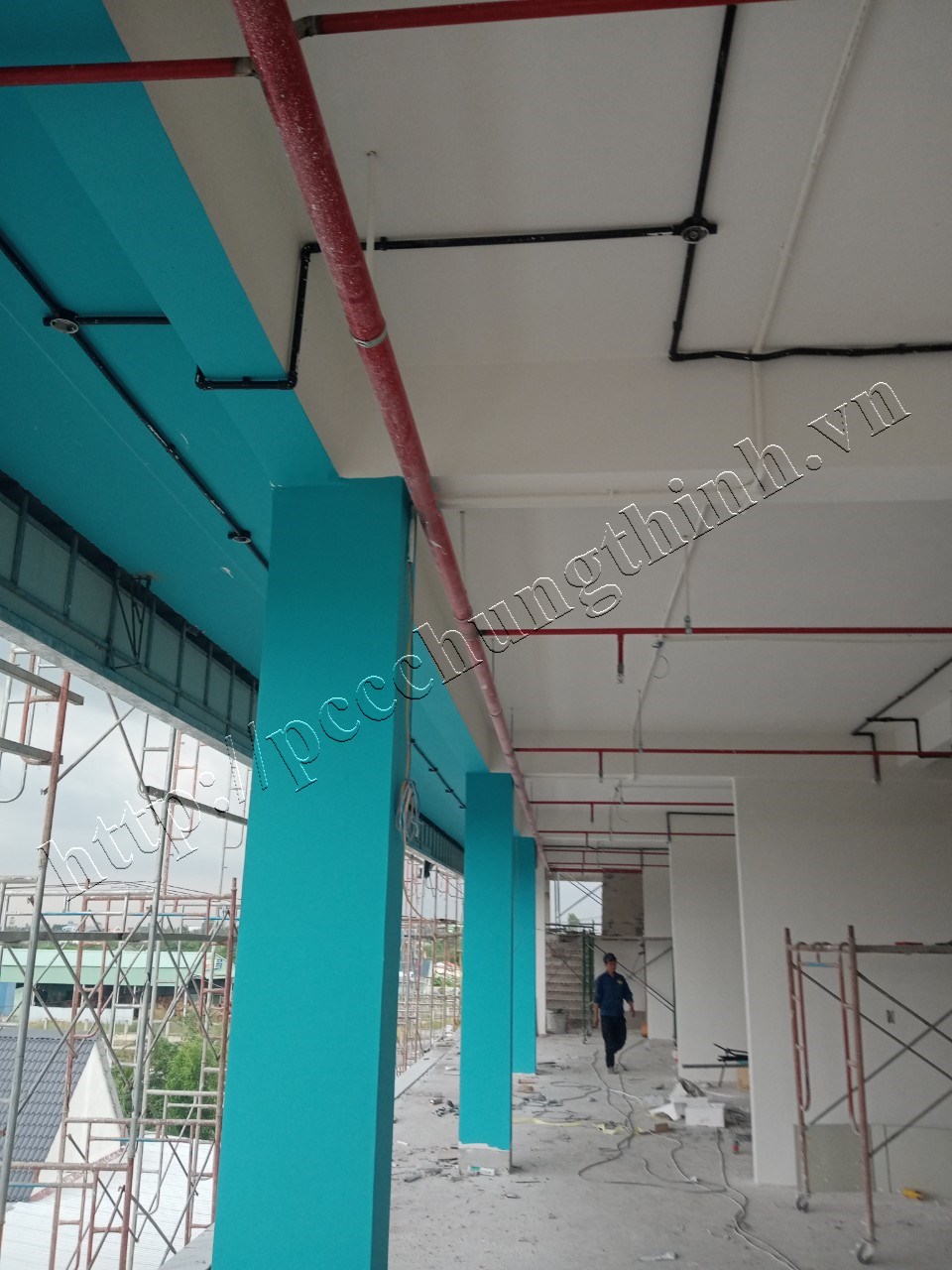 THI CÔNG LẮP ĐẶT HỆ THỐNG SPRINLER - CÔNG TY TNHH NEW SHOES TIỀN GIANG.