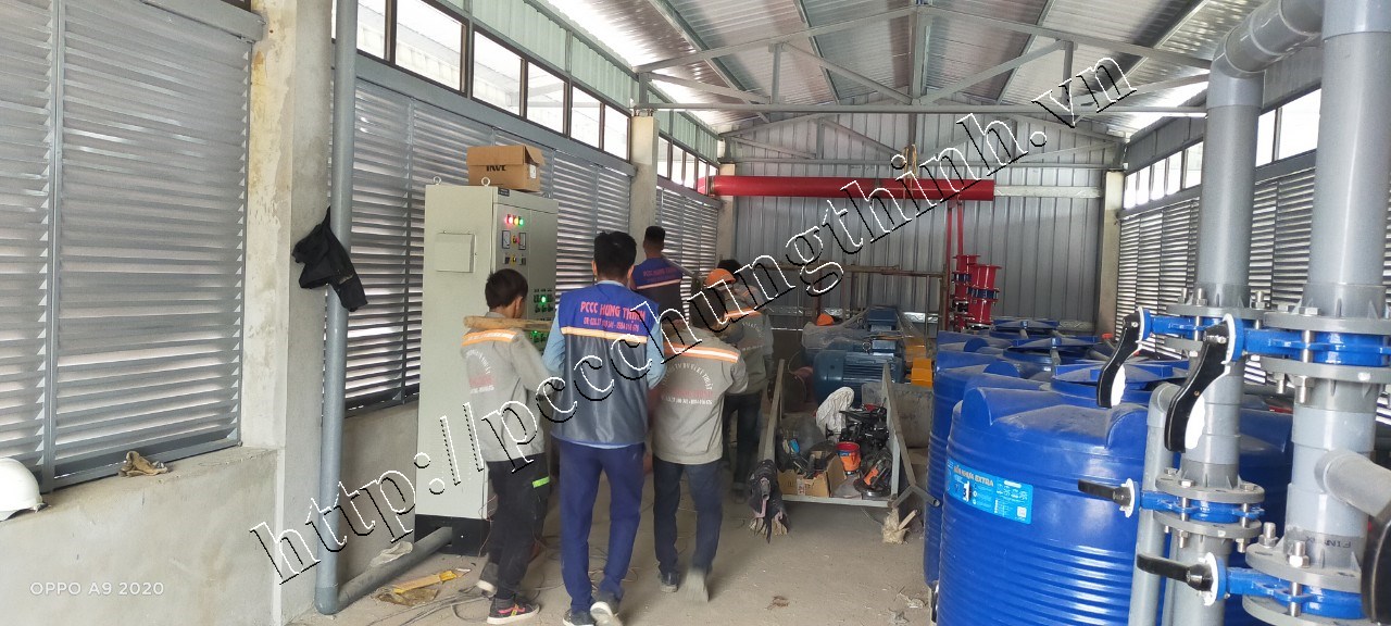 THI CÔNG LẮP ĐẶT HỆ THỐNG PCCC CÔNG TRÌNH DUY MINH - NAM ĐỊNH